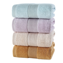 Verdickte Langstufe Baumwolle weich und absorbiert Kinder Baumwollbadetuch 70*140 Badetuch 100% Baumwolle